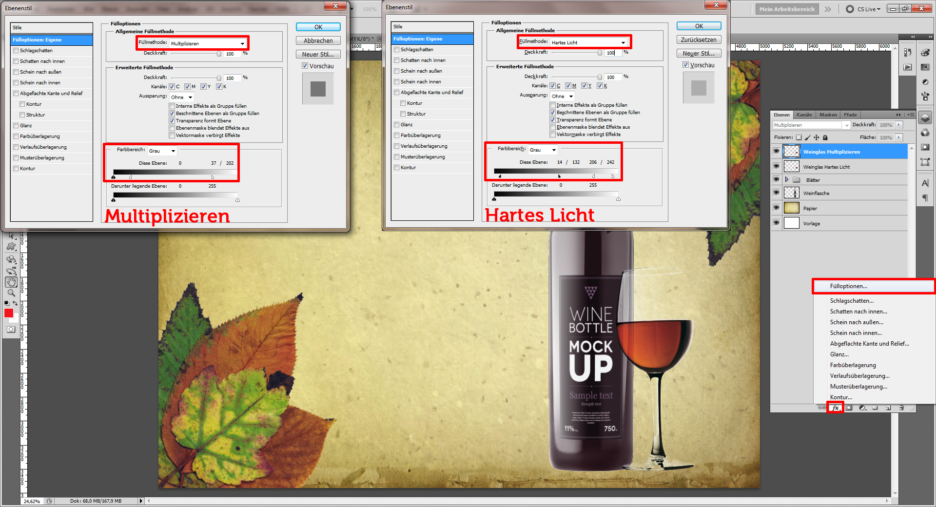 Tischset Platzset Design selbst gestalten   Wein 3