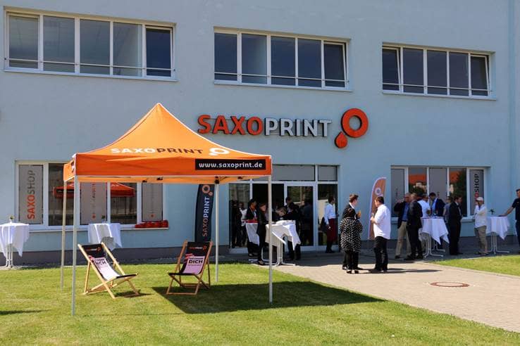 SAXOSHOP Eroeffnungsfeier SAXOPRINT
