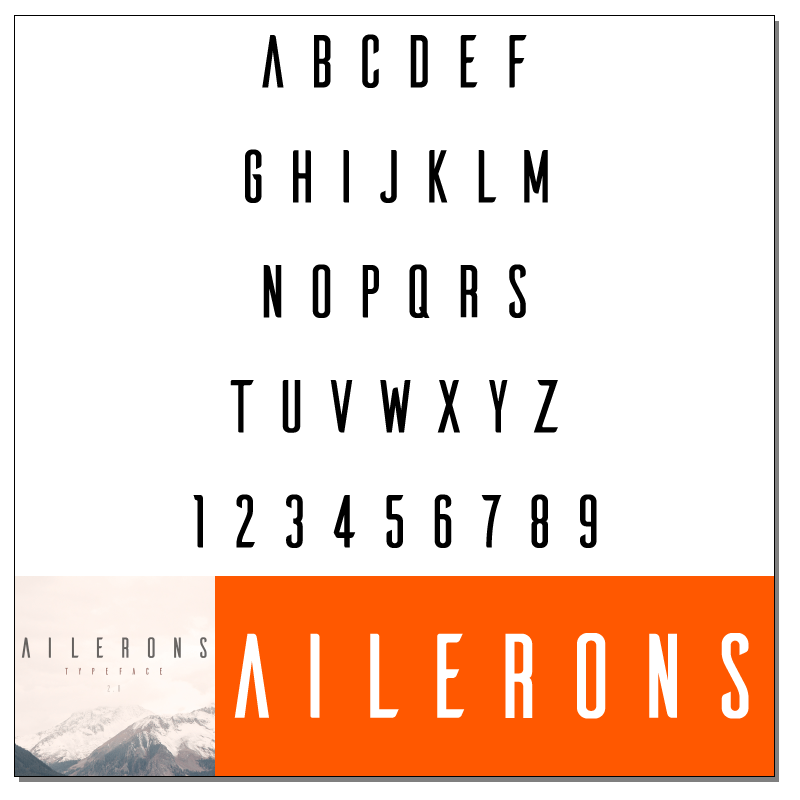 Ailerons Font by Adilson Gonzales de Oliveira Junior