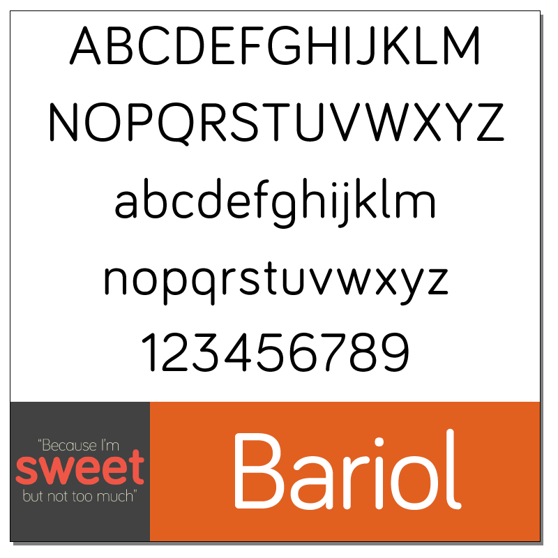 Bariol Font by Raúl García Del Pomar