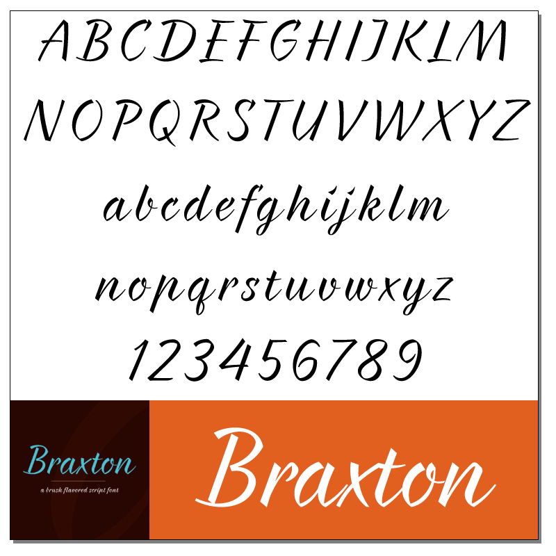 Braxton Font by Evgeny Tkhorzhevsky