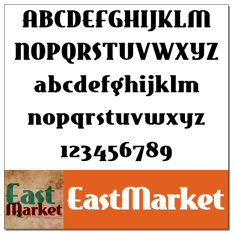 EastMarket Font by Nick Curtis