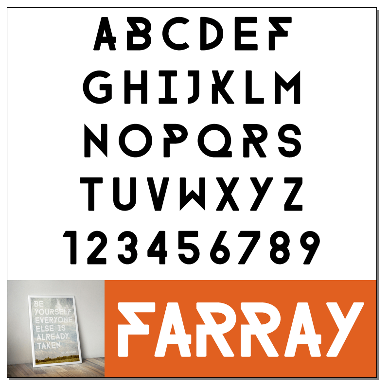 FARRAY Font by Adrien Coquet