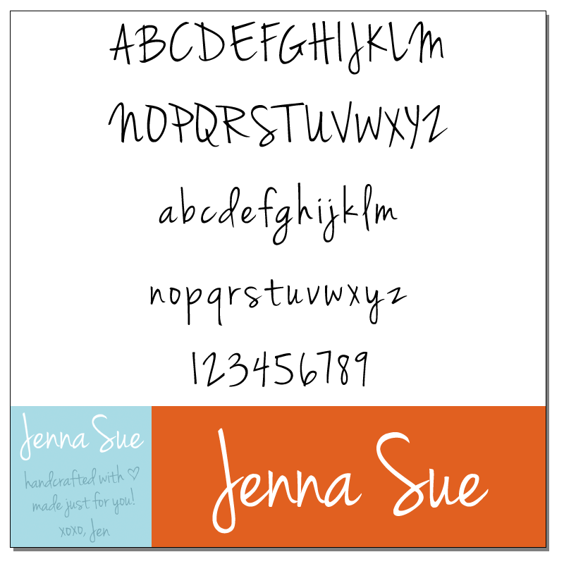Jenna Sue Font by Jenna Sue