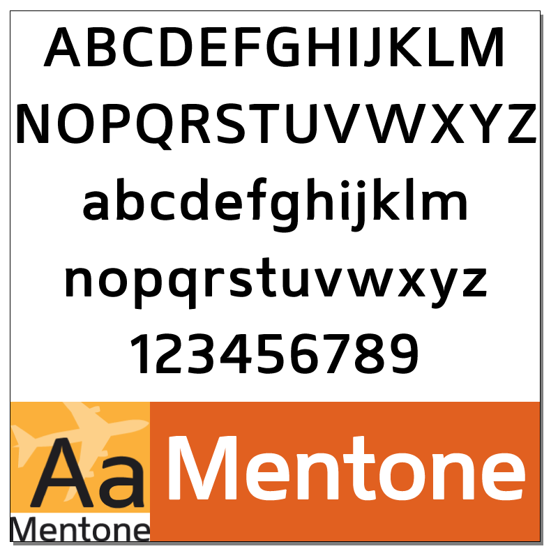Mentone Font by Jan Schmoeger