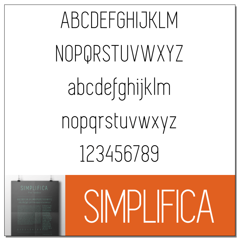 SIMPLIFICA Font by KAIWA (Kamil Iwaszczyszyn)