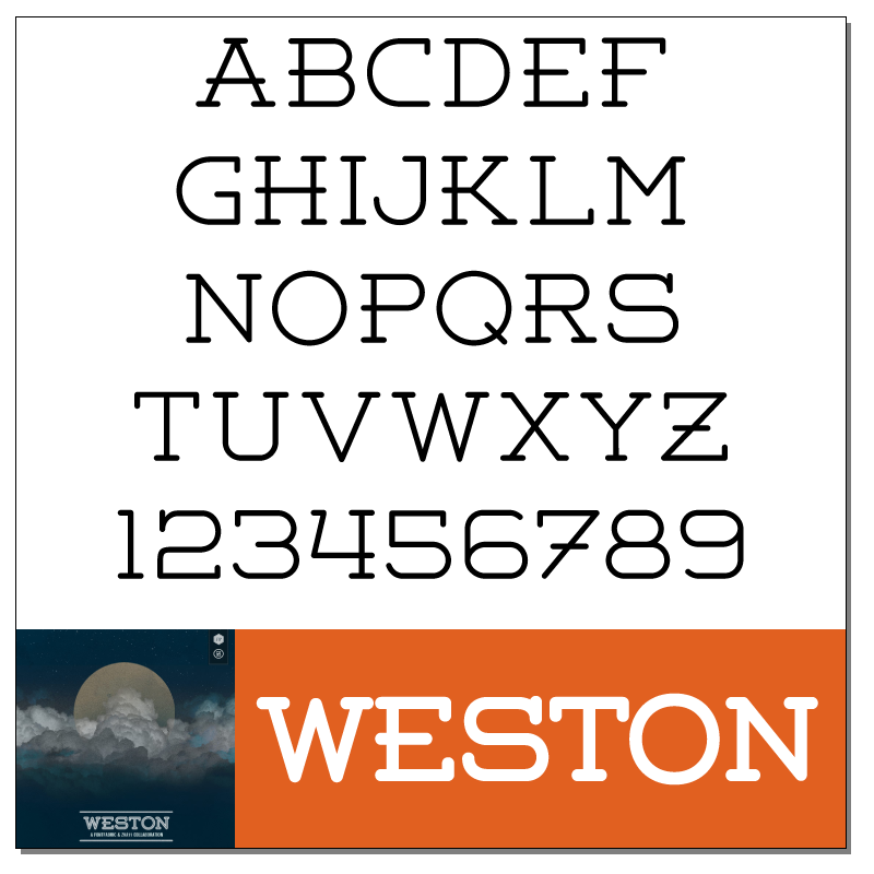 Weston Font by Pavel Pavlov