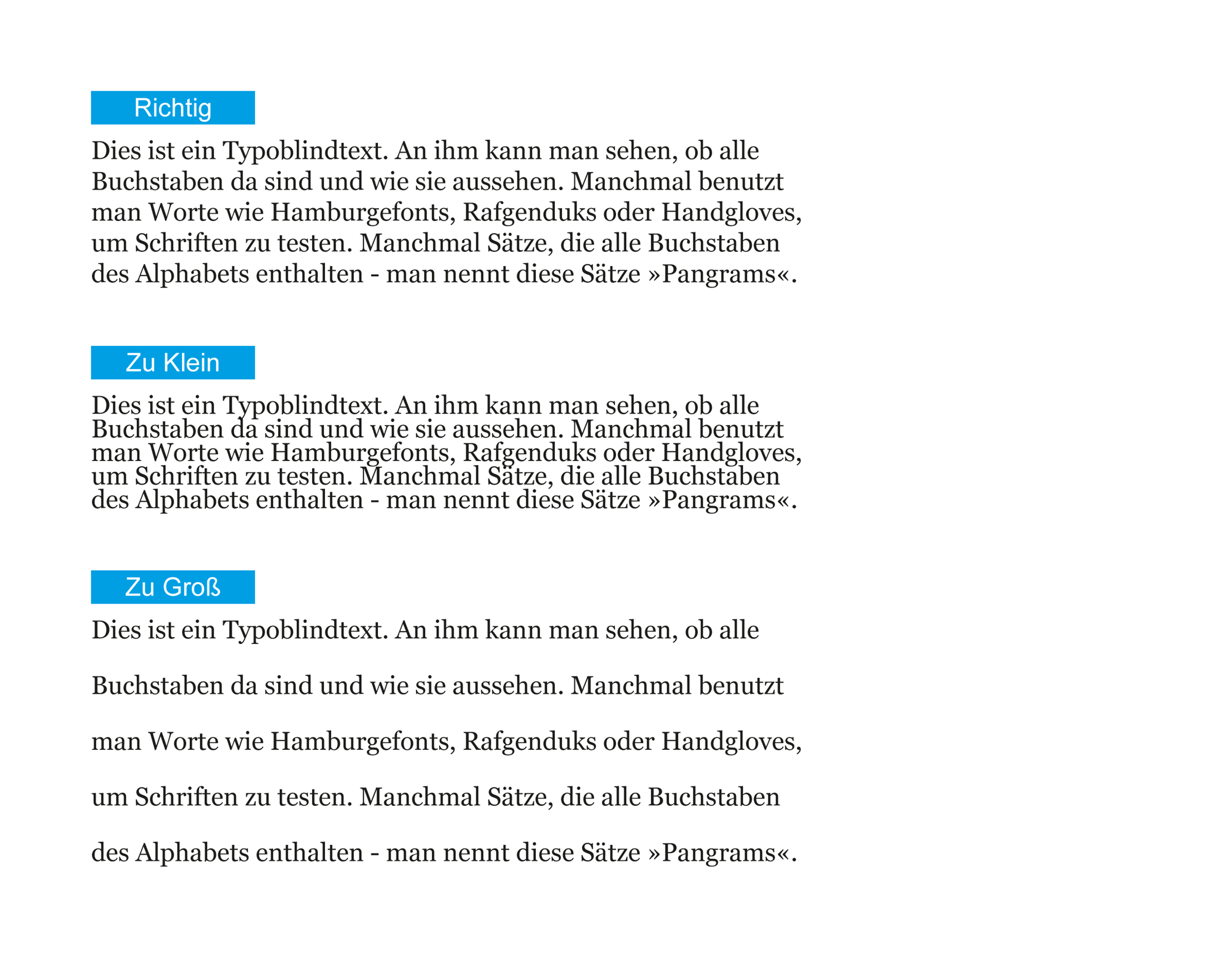 Typografie Tipps 2 Zeilenabstand