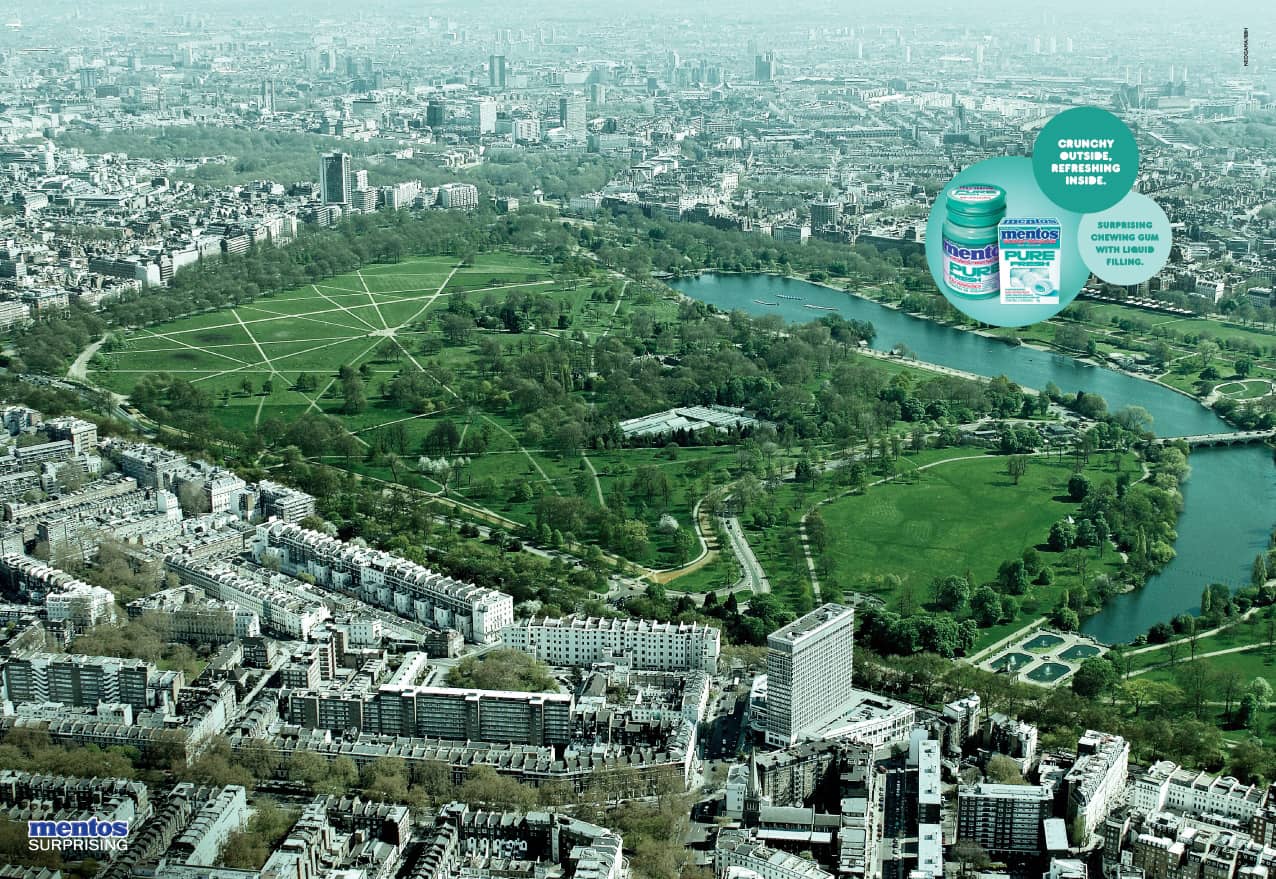 Mentos Pure Fresh werbeanzeige