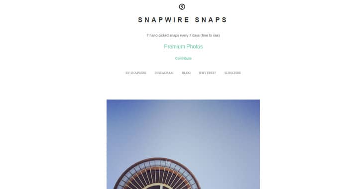 Snapwire homepage