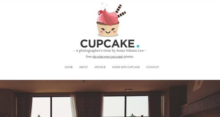 Cupcake homepage