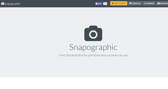 Snapographic homepage