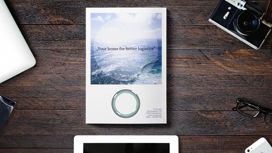 Mitarbeiterzeitung mit InDesign Template 1 Back