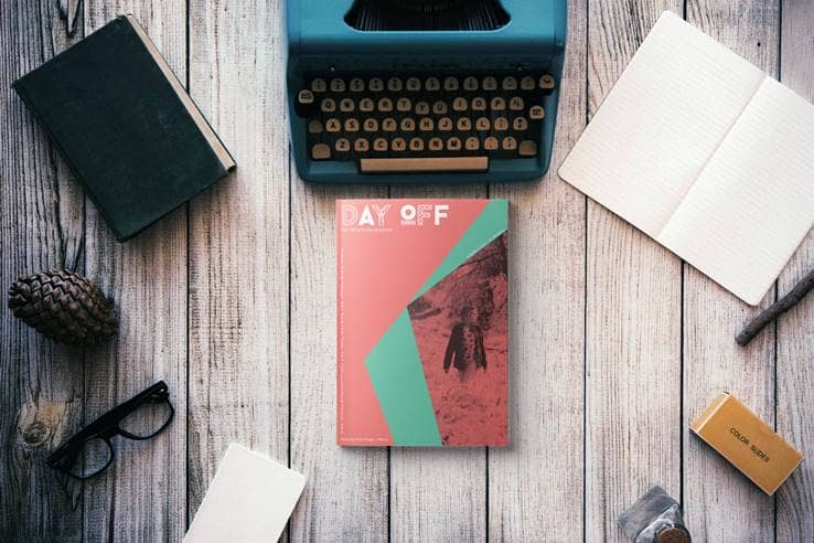 Mitarbeiterzeitung mit InDesign Template 2 Cover