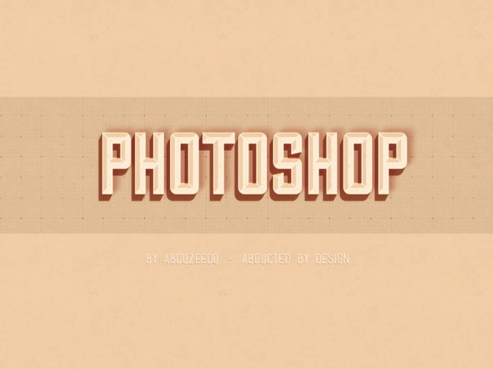 Schrift Effekte für Photoshop 7