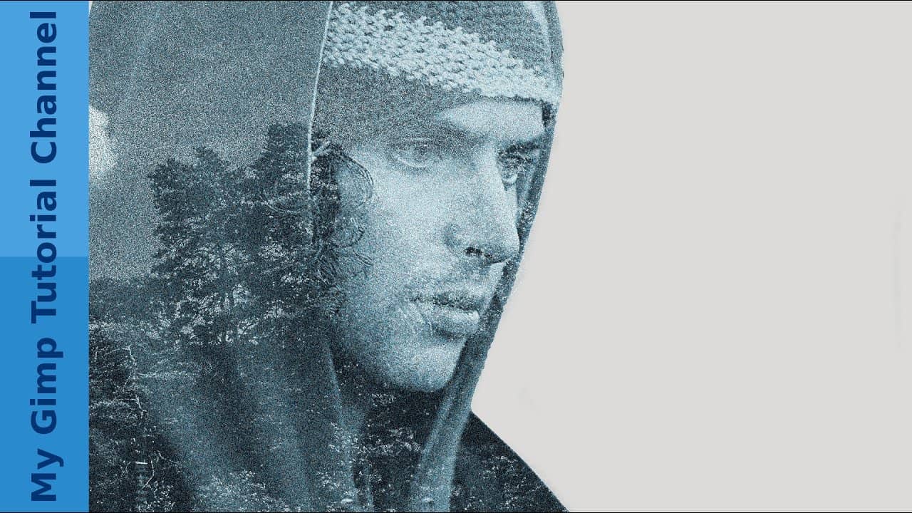 ein Foto eines Mannes in einem Kapuzenpullover mit der Aufschrift  „Mein Kanal“.