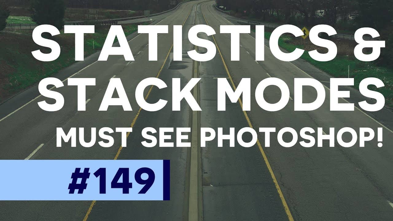 Photoshop Statistics and stack modes