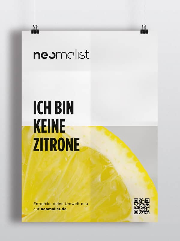 Postergestaltung "Neomalist" beispiel