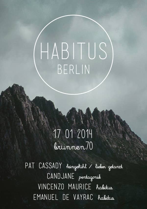 Postergestaltung "Habitus Berlin" beispiel