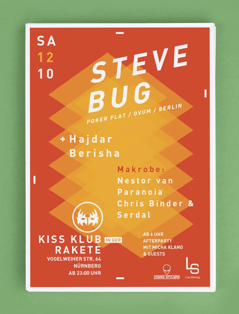 Postergestaltung "Event" beispiel