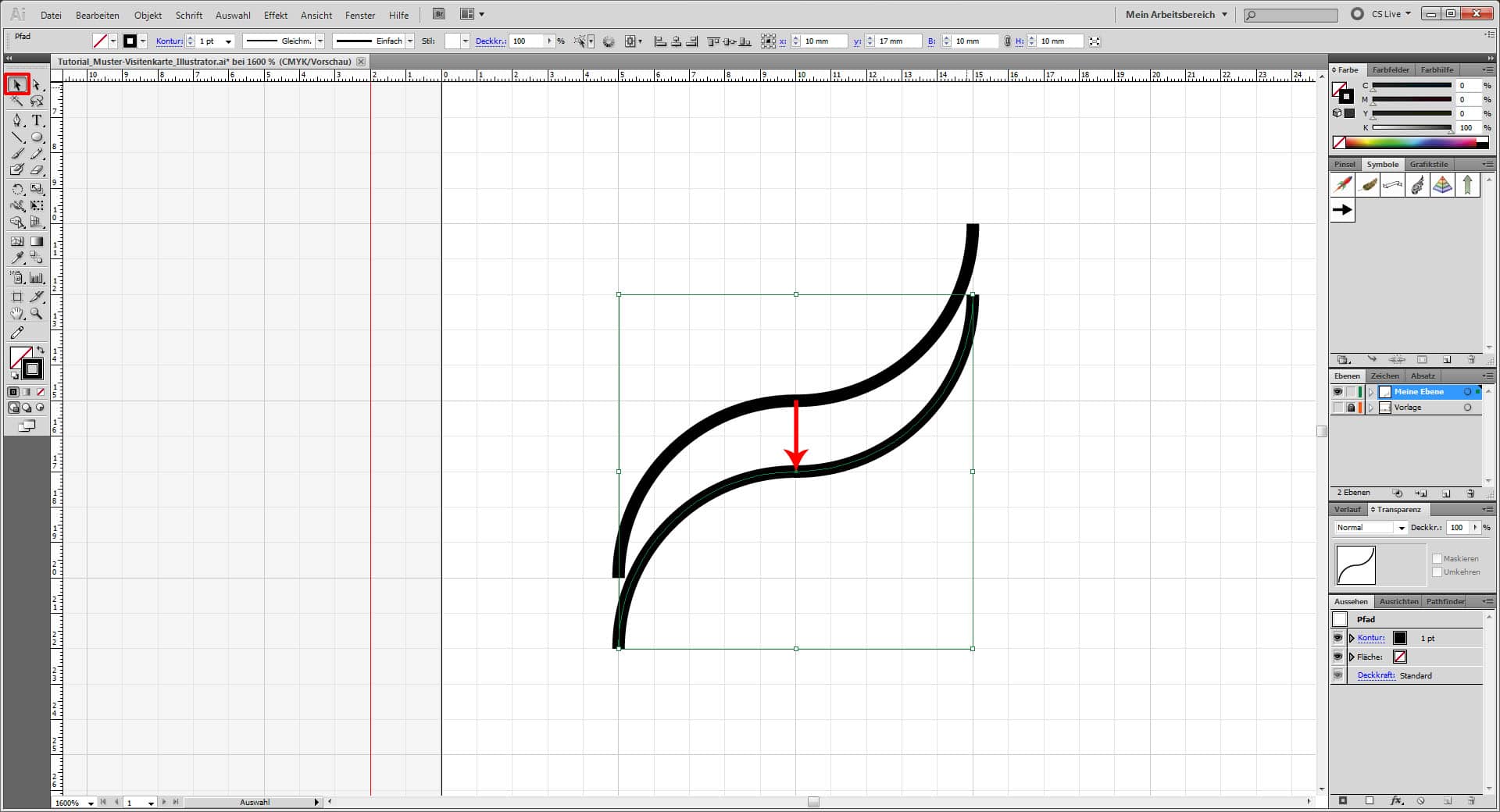 Freitagstutorial: Muster Visitenkarte in Adobe Illustrator (7)