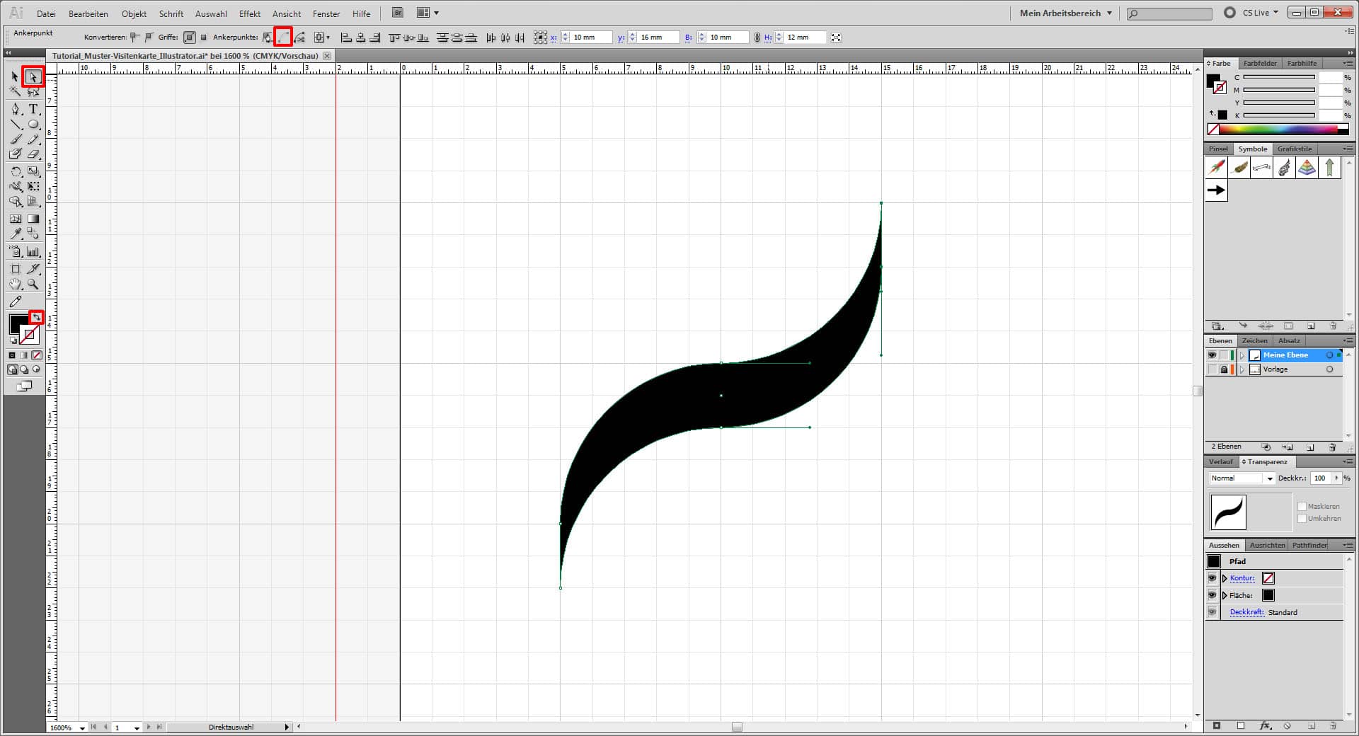 Freitagstutorial: Muster Visitenkarte in Adobe Illustrator (8)