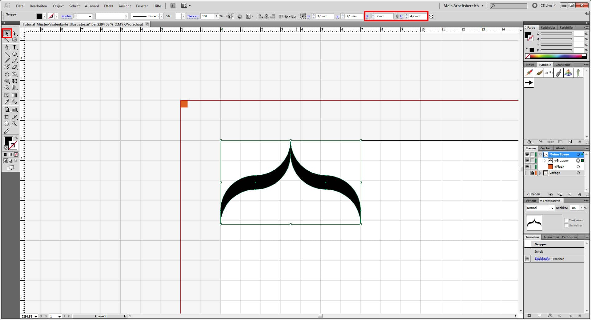Freitagstutorial: Muster Visitenkarte in Adobe Illustrator (10)