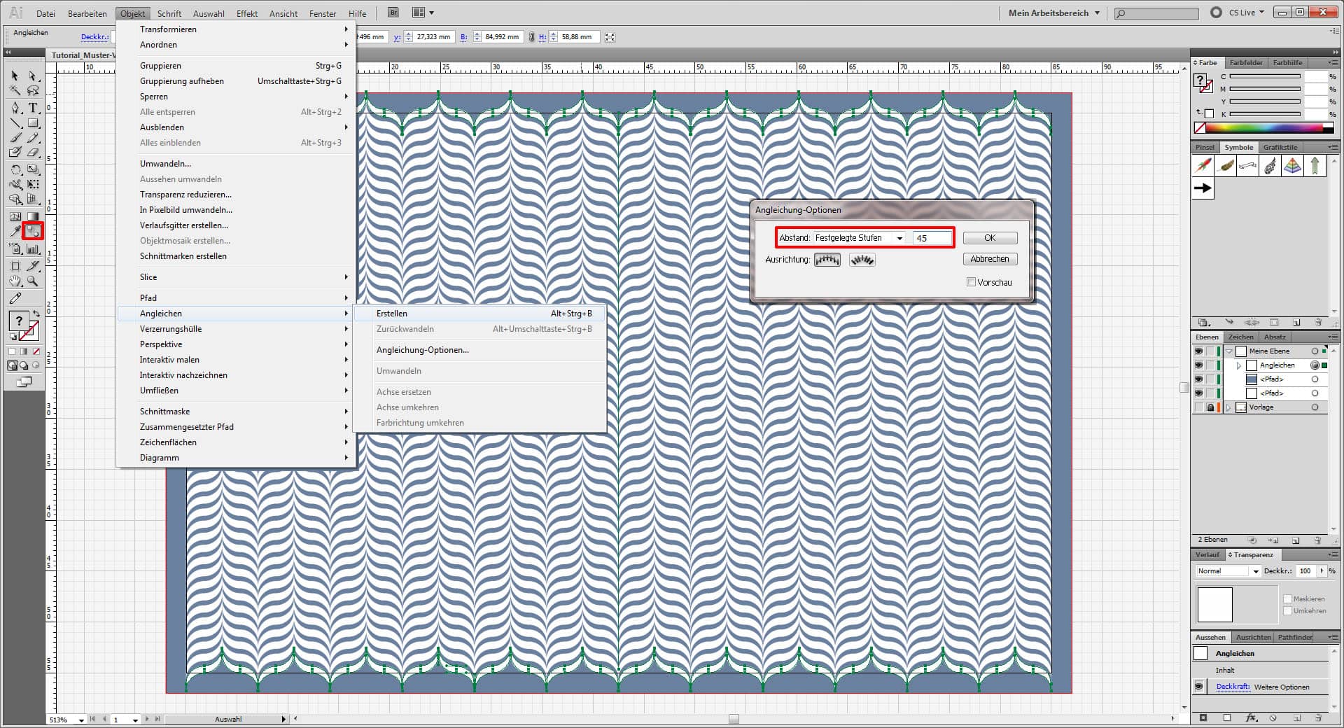 Freitagstutorial: Muster Visitenkarte in Adobe Illustrator (13)