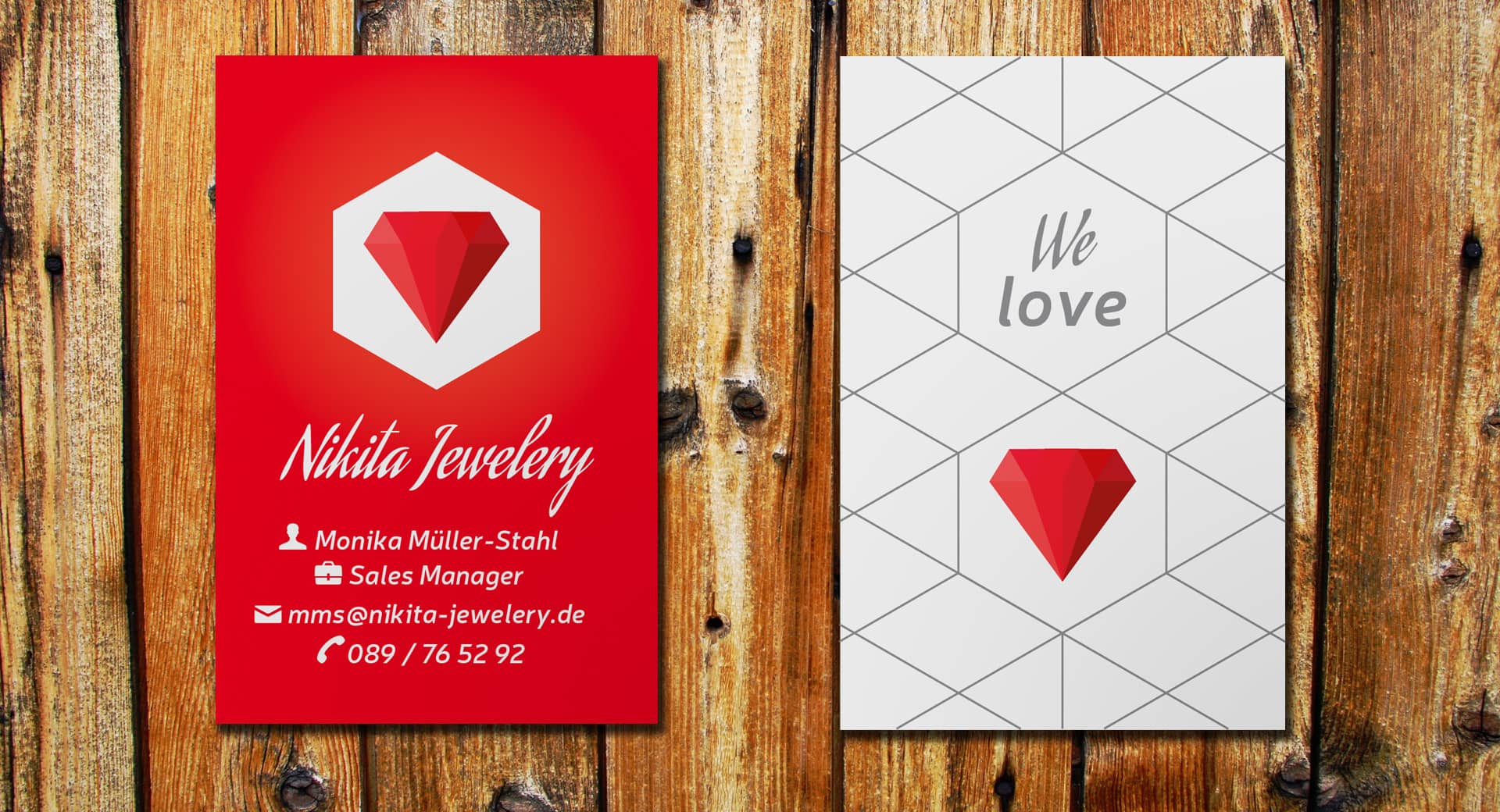 Muster Visitenkarten kostenlos als Vorlage für Photoshop (1)