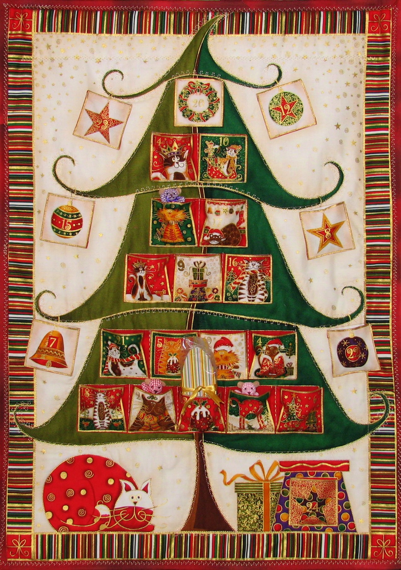 Adventskalender selbst gebastelt