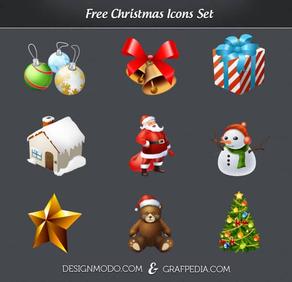 Weihnachten X Mas Icons Grafiken (38)