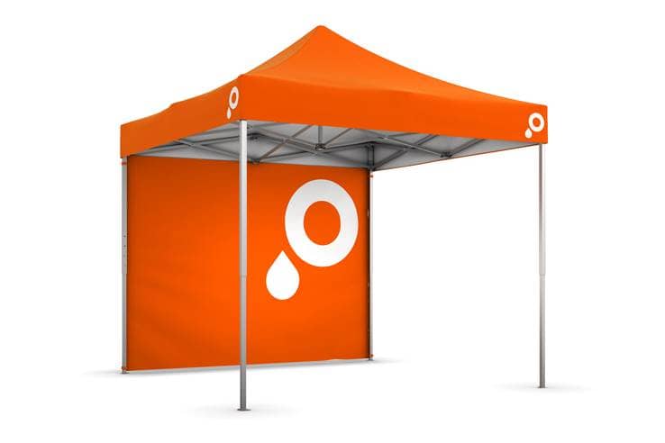 Werbetechnik – Faltzelt