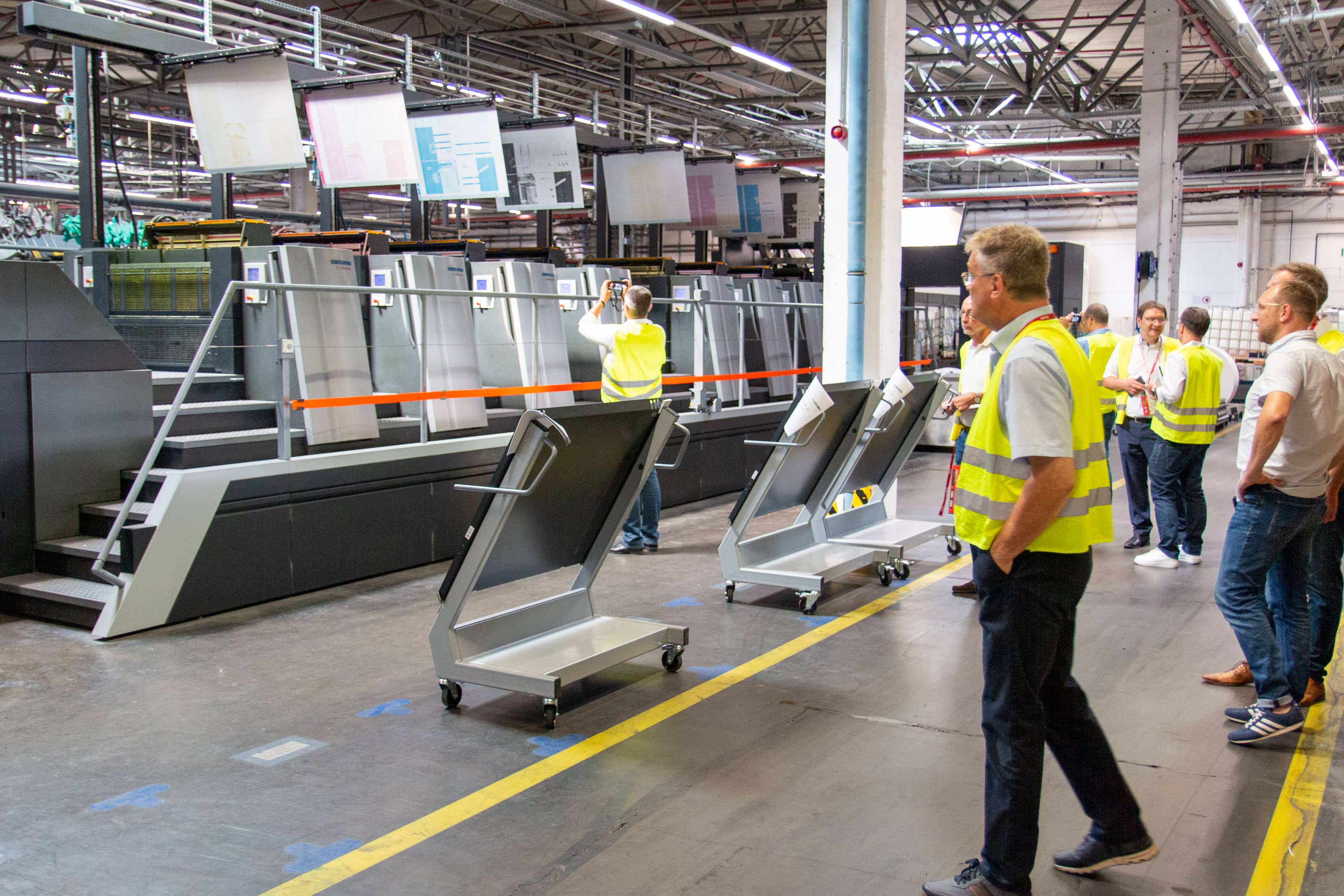 Presseevent mit der Heidelberger Druckmaschinen AG