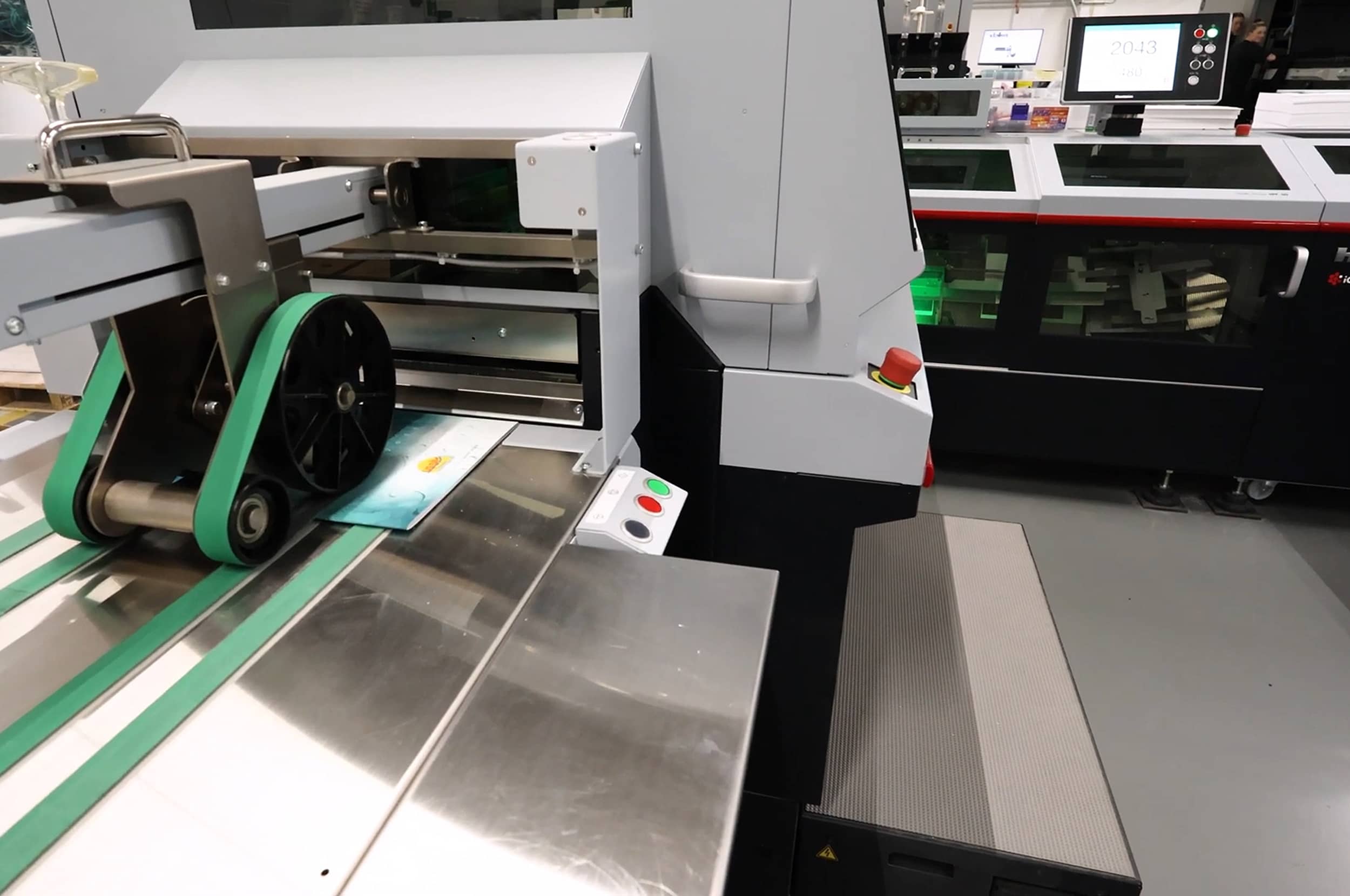 Fertige Broschüre mit Klammerheftung