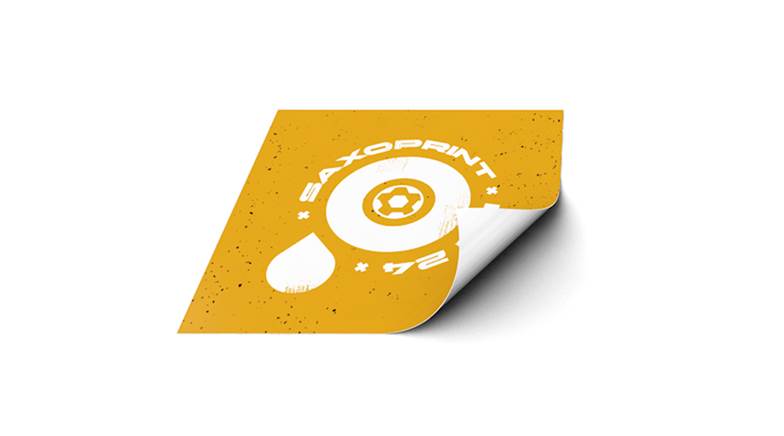 quadratische Aufkleber