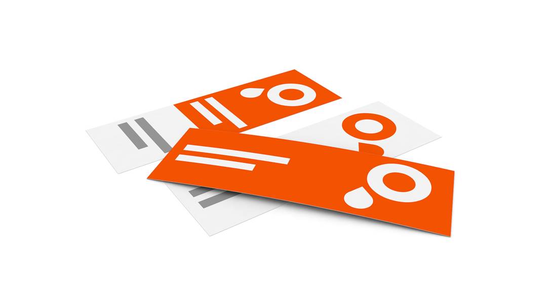 Produktbild Lesezeichen mit Cellophanierung