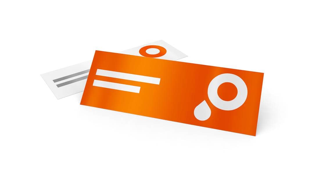 Produktbild Lesezeichen mit UV Lack