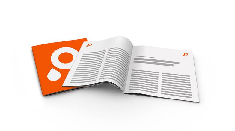 Broschüren mit Klammerheftung ohne Umschlag, quadratisch