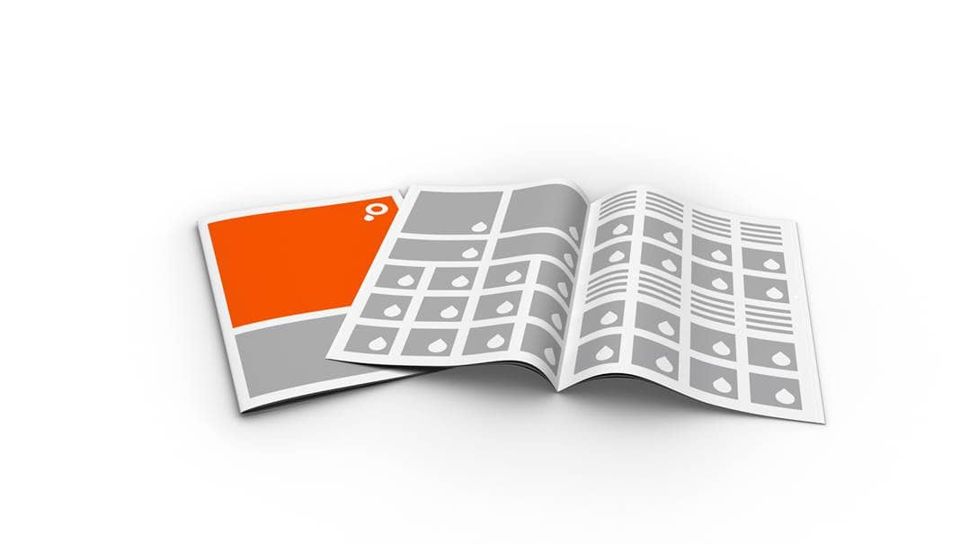 Produktbild Prospekte geleimt