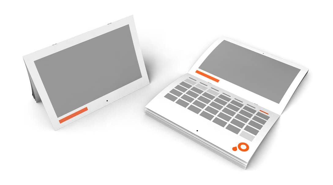 Kalender mit Klammerheftung Gruppenbild