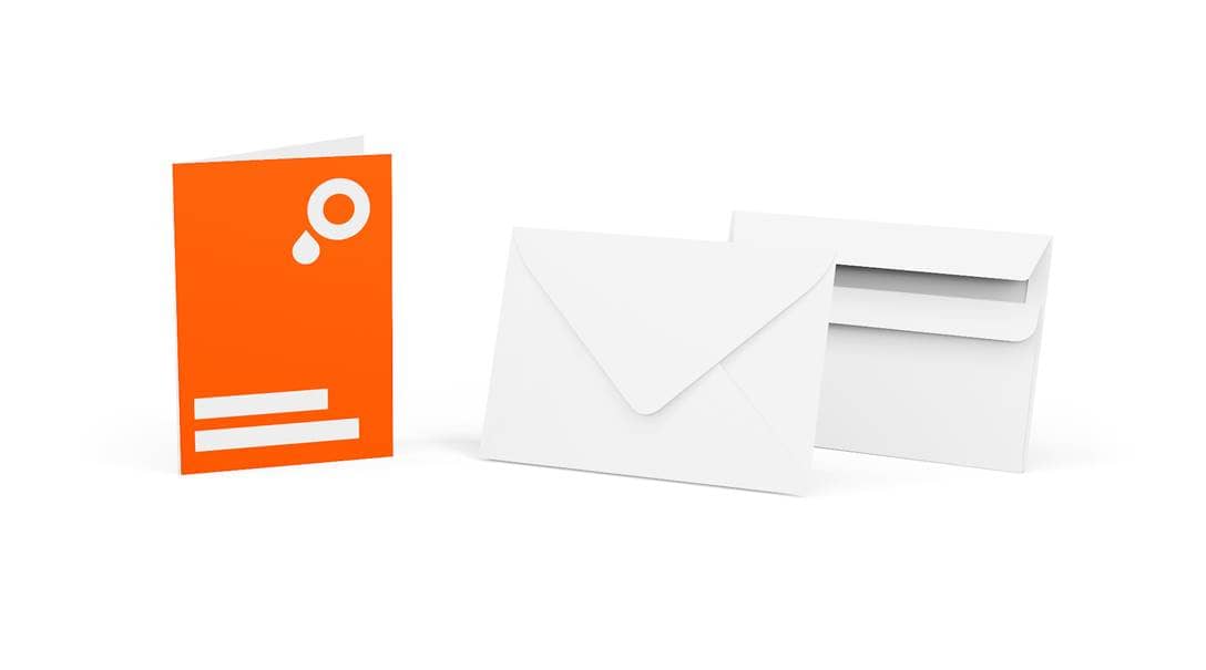 Grußkarten A6 mit Umschlägen