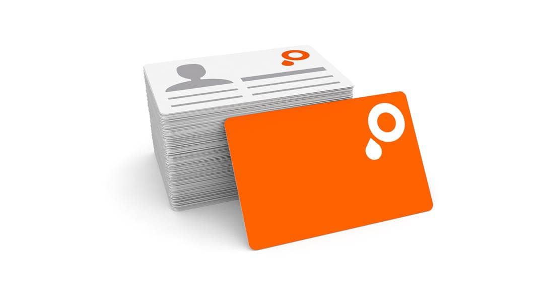 Visitenkarten abgerundete Ecken