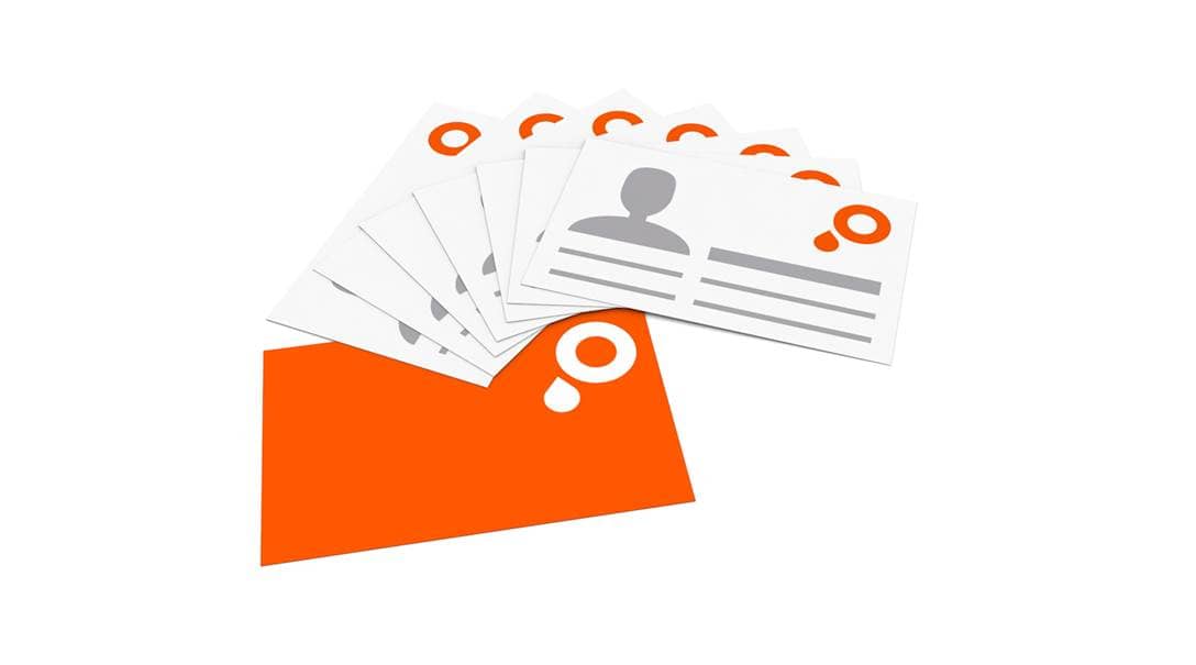 Visitenkarten beidseitig bedruckt