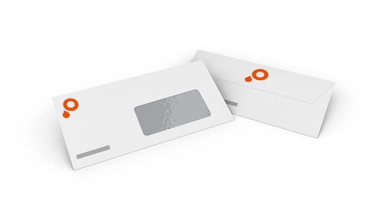 Produktbild Briefumschlge DIN lang Fenster rechts