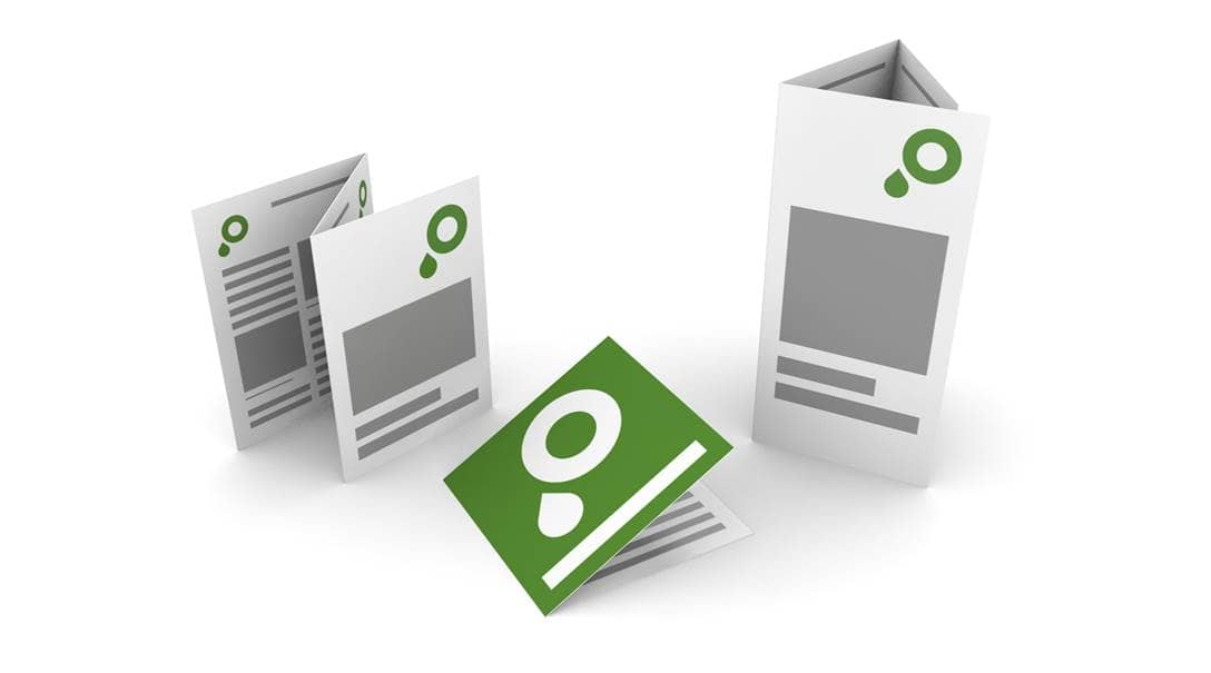 Folder mit vielen FSC® Papieren