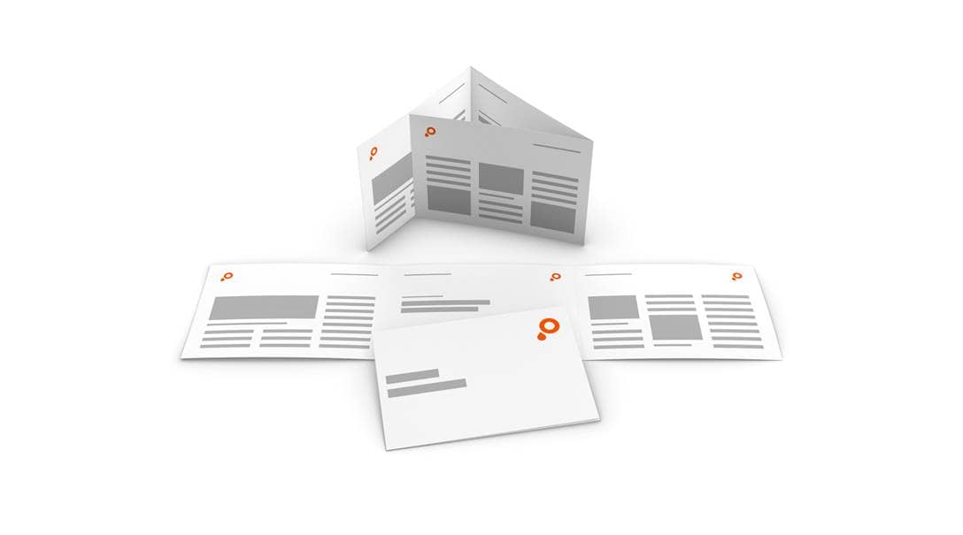 Produktbild Folder Wickelfalz 6 seitig quer