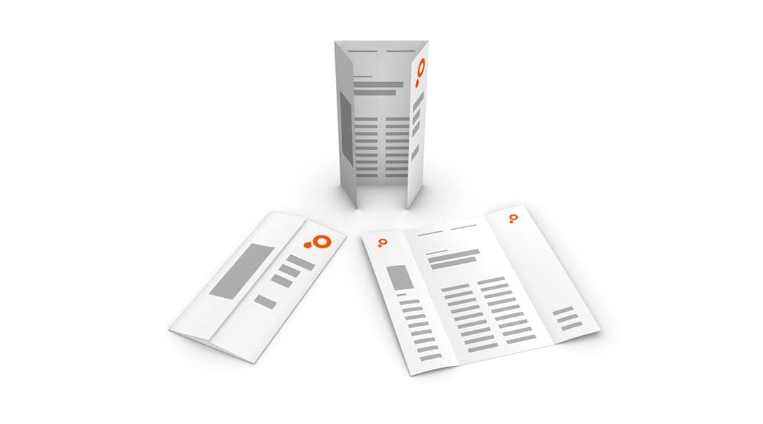 Produktbild Folder Altarfalz 6 seitig hoch