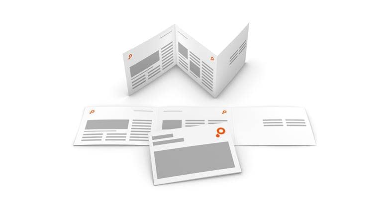 Produktbild Folder Zickzackfalz 6 seitig quer