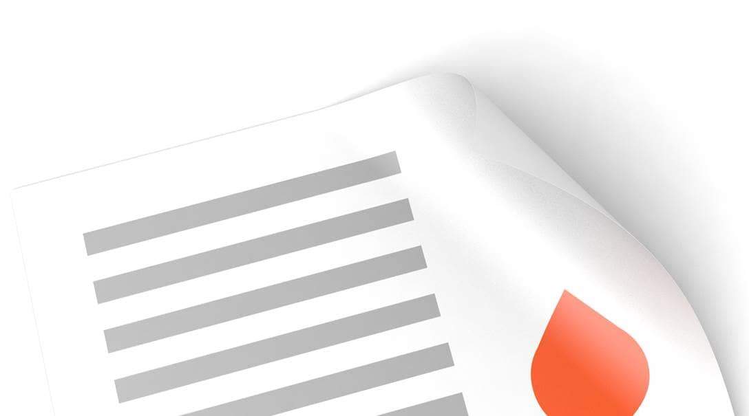 Flyer mit Offsetpapier