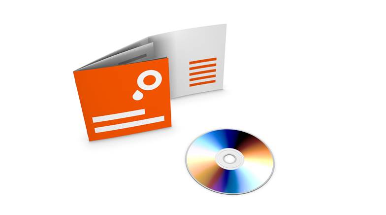 Produktbild Multimedia CD Booklet Broschueren Faltumschlag hinten
